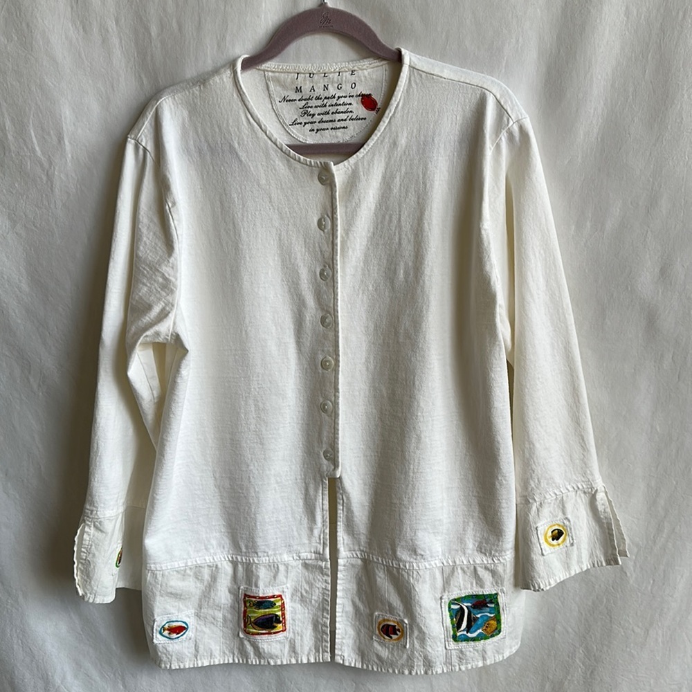 Vintage Julie Mango timeless top / jacket, size M